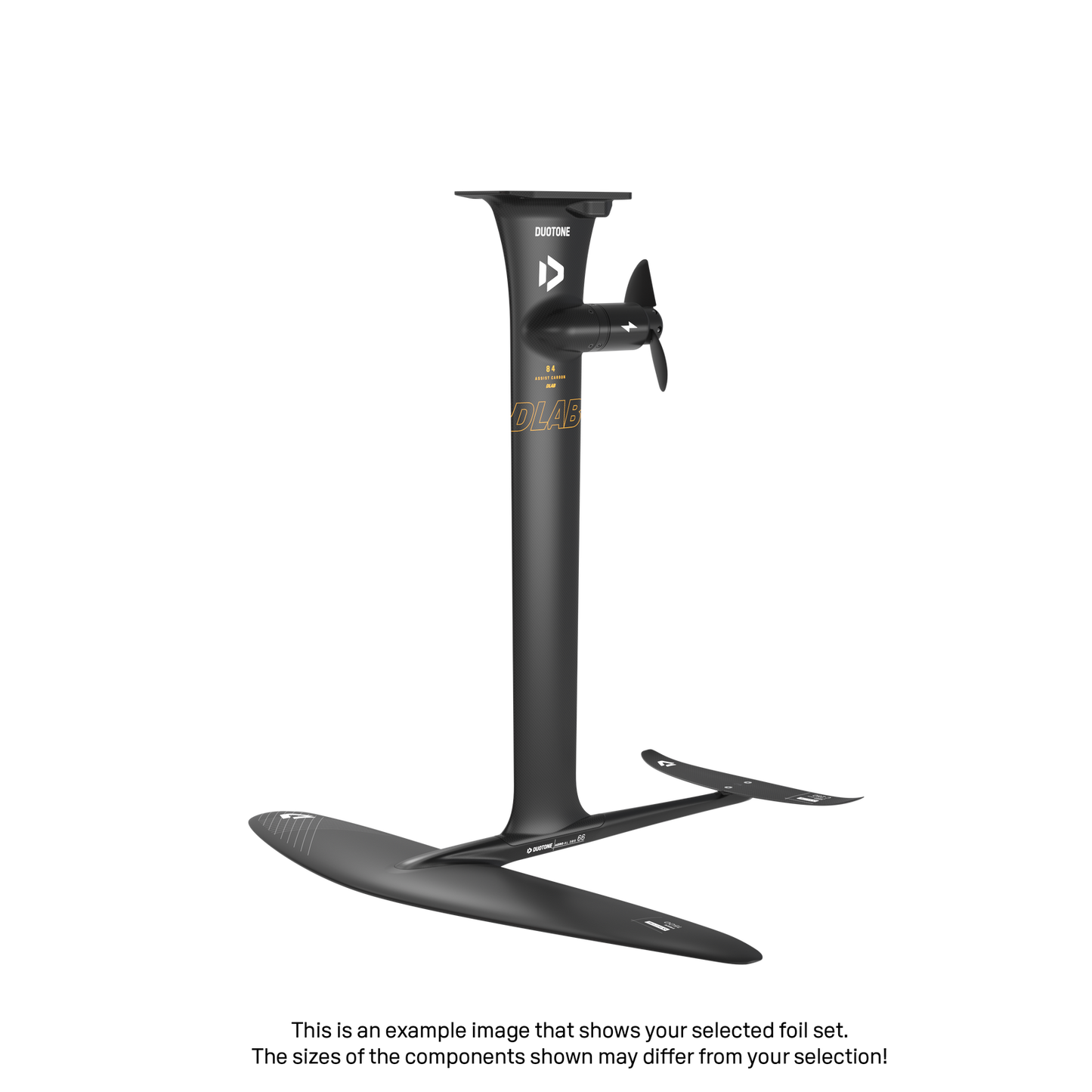 eMast D/LAB Set 84 Fuselage Aero AL 3BS 74 Front Wing Free 2000 Back Wing Aero Stabilizer C 300