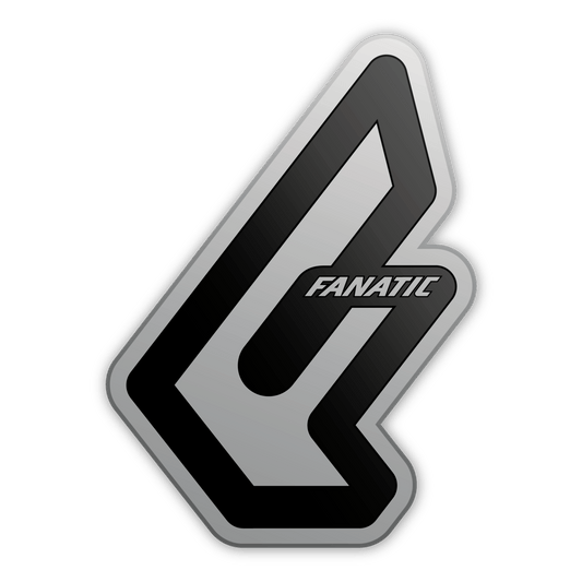 Fanatic Sticker "F" silver 4,6x6 cm (10 pcs) 2019